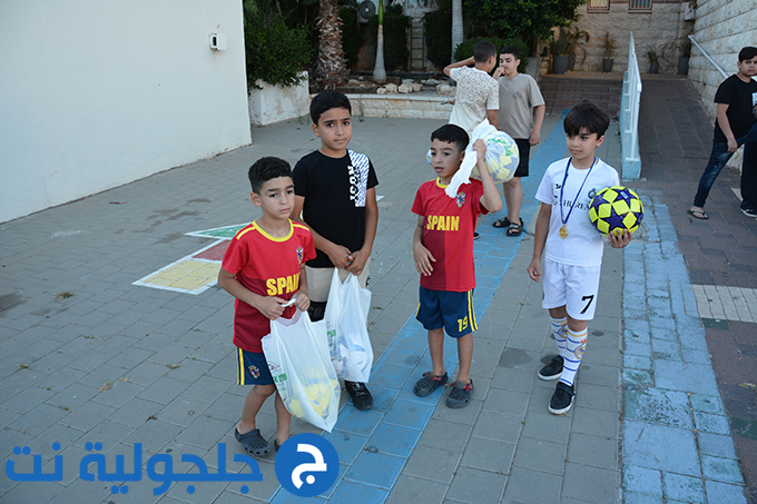 موكب كأس العالم المتجول في جلجولية برعاية جمعية غيث